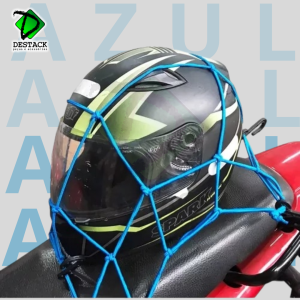 REDE ELASTICA 42X42 AZUL + 2 EXTENSORES 1,2M