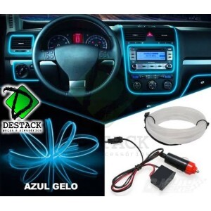 FITA DE LED AUTOMOTIVA COM 3M - AZUL ESCURO