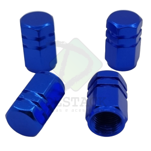 TAMPA VÁLVULA DE PNEU - AZUL