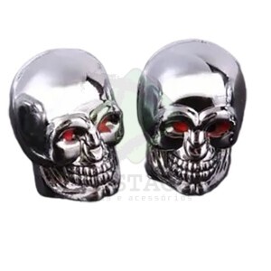 TAMPA VÁLVULA PNEU - CAVEIRA