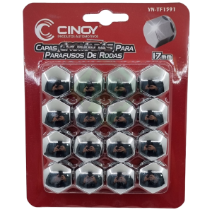 CAPA PARA PARAFUSO DE RODA 17MM - C/16