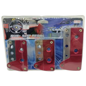 PEDALEIRA DE CARRO ESPORTIVA VERMELHA